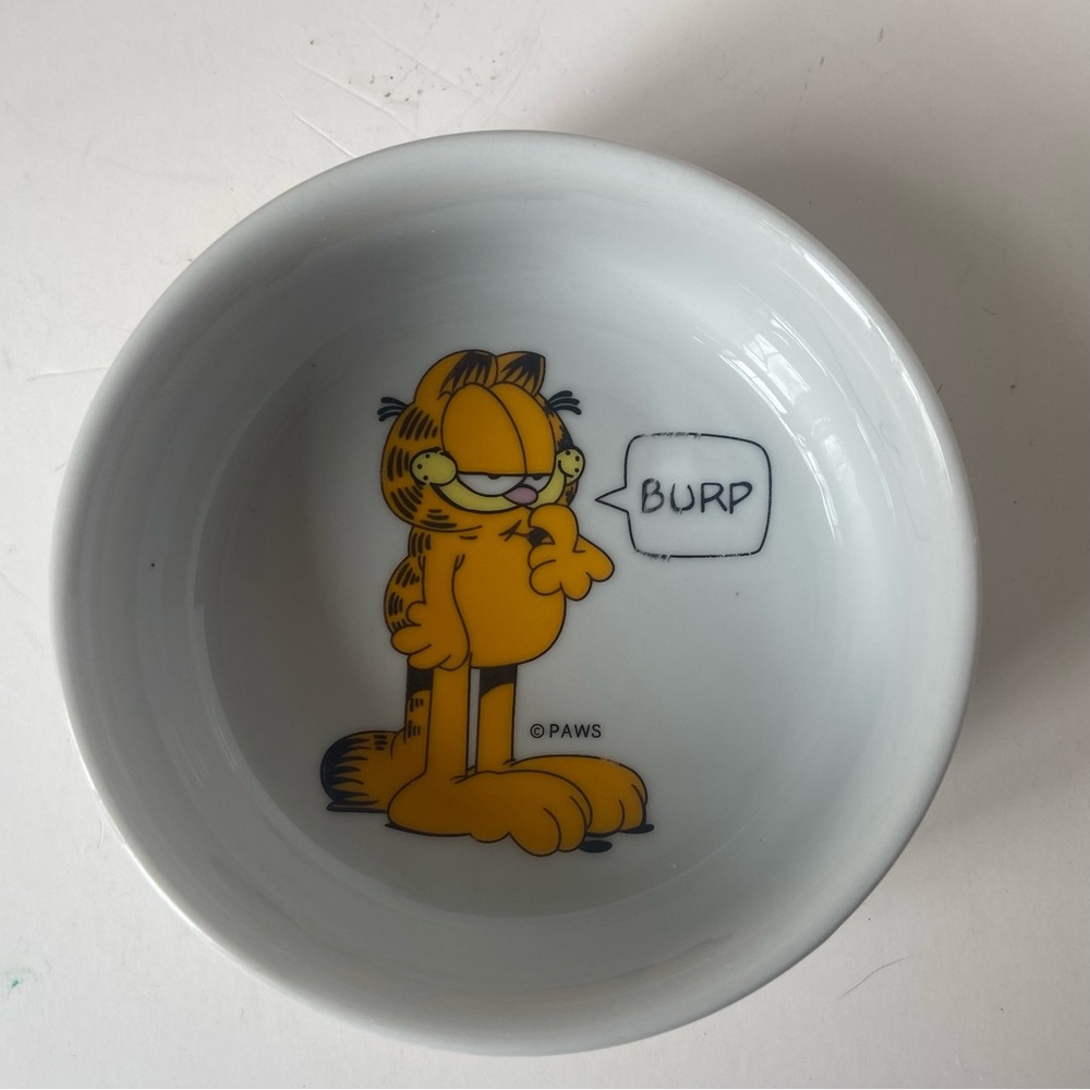 Garfield "MY BOWL" cat dish